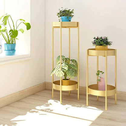Modern metal floor flower stands stand