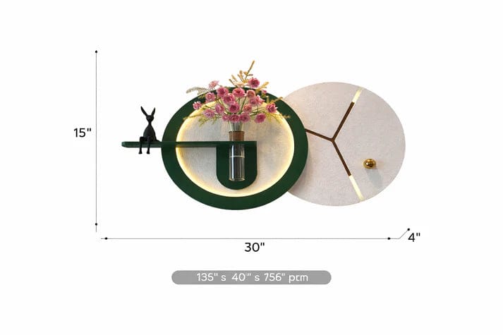 LED Wall Flower Vase Frame (20” x 30”)