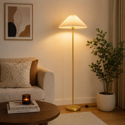 Golden Glow Floor Lamp