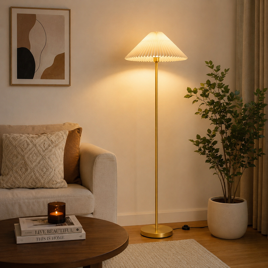 Golden Glow Floor Lamp