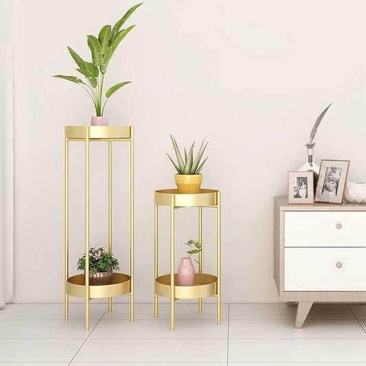 Modern metal floor flower stands stand