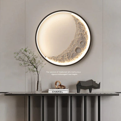 Modern Moon LED Wall Light | Luxury Crescent Moon Wall Décor Lamp