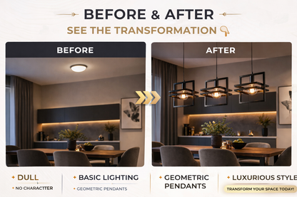 Modern Cube Pendant Lights