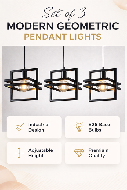 Modern Cube Pendant Lights