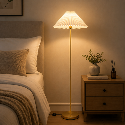 Golden Glow Floor Lamp