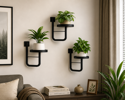 Aesthetic Wall Planter Stand Set
