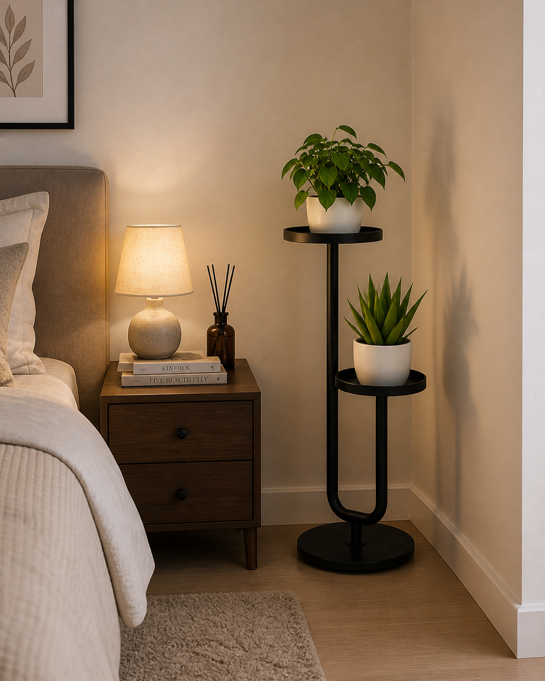 Modern Floor Plant Stand