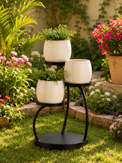 Modern Iron Plant Holder Stand