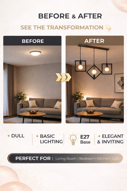 Luxury Hanging Frame Lights