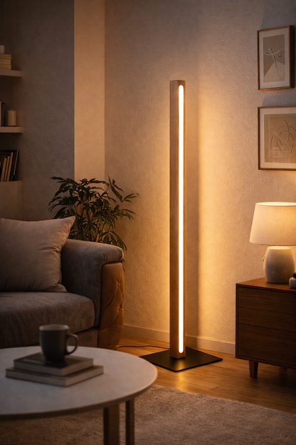 Warm Glow Bedroom Floor Lamp