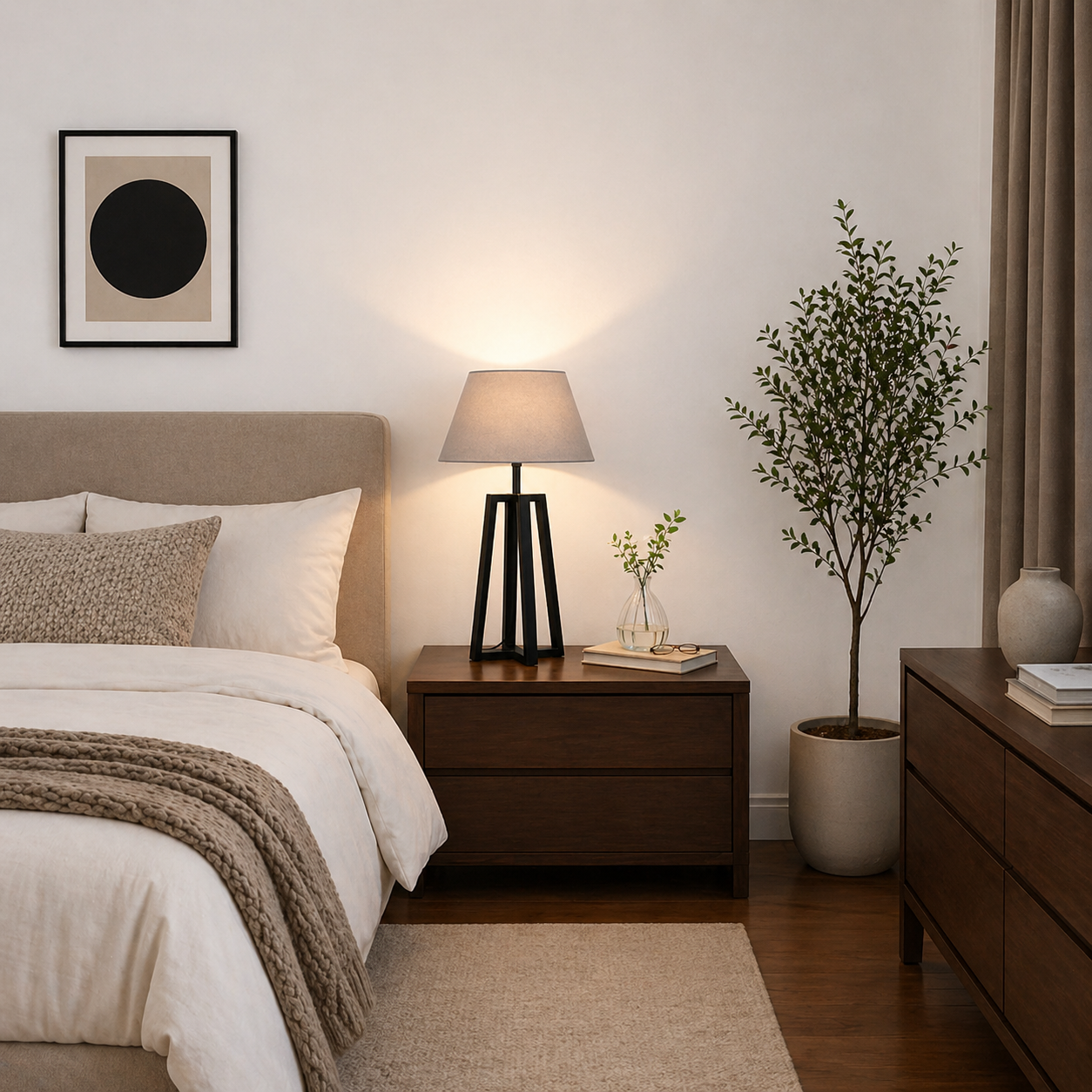 Modern Luxury Black Table Lamp