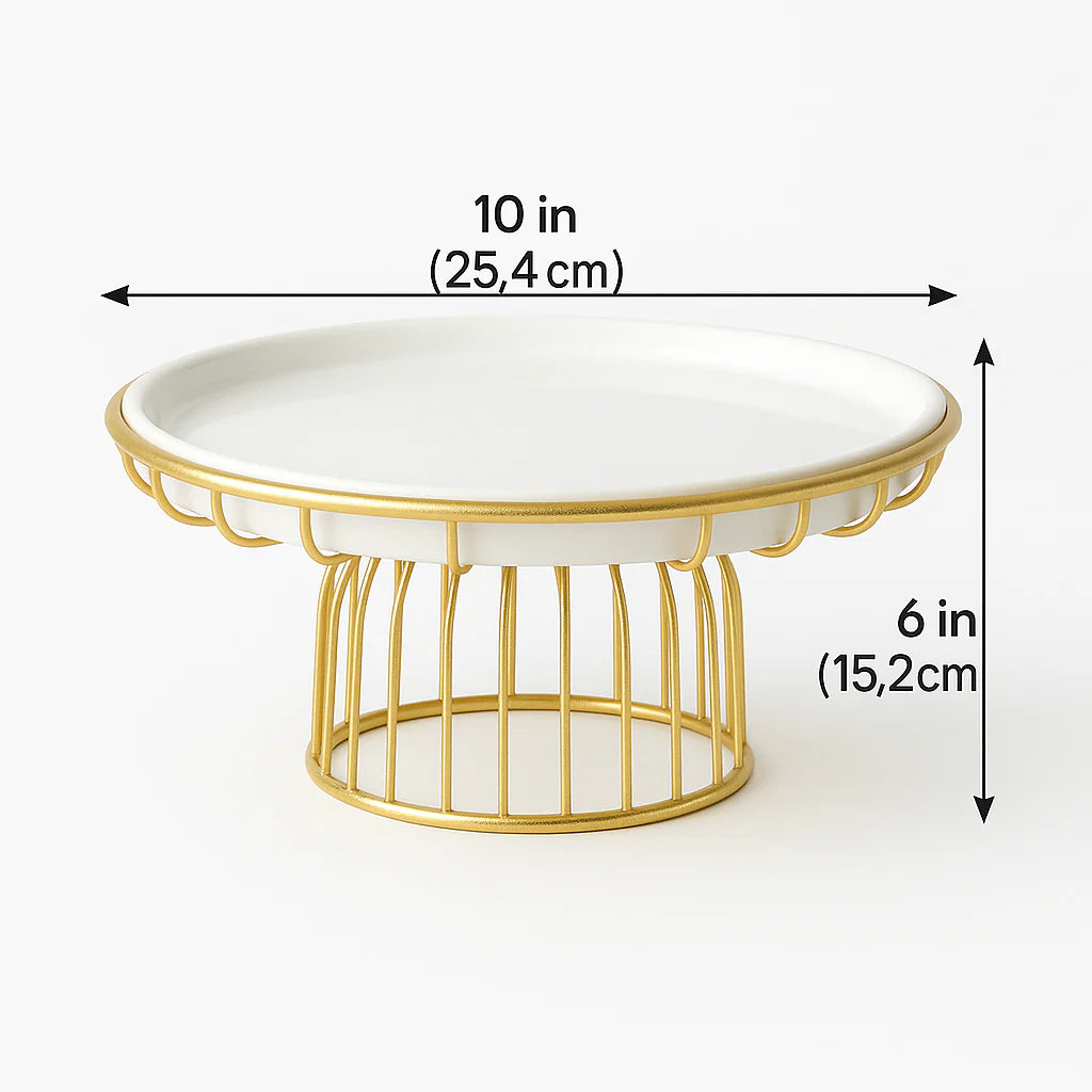 Luxury Gold Metal Cake Stand