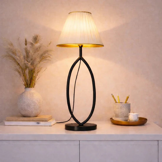 Luxury Black Bedside Lamp
