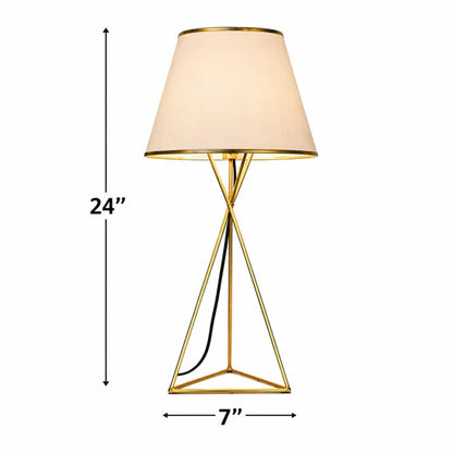 Modern Gold Bedside Table Lamp