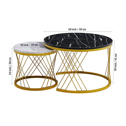 Modern Minimalist Stylish Nesting Coffee Table