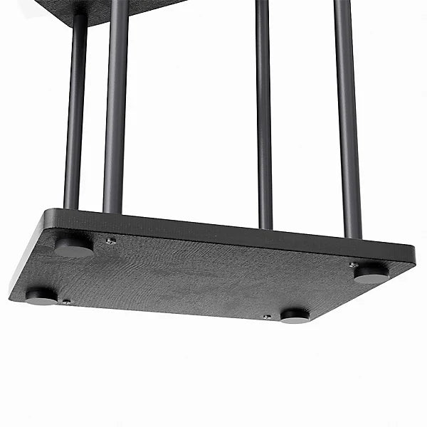 Black 6 Tiers Plant Stand Plant Display Tall Corner Plant Shelf Freestanding Plant Display Shelf 39x30x112cm